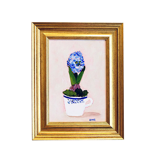Blue Hyacinth Bulb Painting